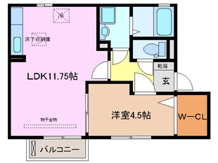 セジュールマロンの物件間取画像